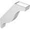 Ekena Millwork 6-in. W x 28-in. D x 36-in. H Funston Architectural Grade PVC Knee Brace BRCP06X28X36FST - alternate 4